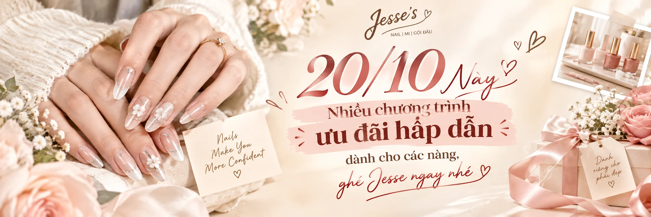 TIỆM NAIL ĐẸP TÂN BÌNH | JESSE NAIL - MI - GỘI ĐẦU TÂN BÌNH